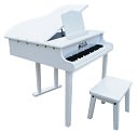 Schoenhut 37 Key Concert Baby Grand Piano - White by Schoenhut: Product Image
