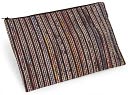 Recycled Newspaper Plastic Accessory Pouch (10''x6.5''x.25'')