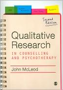 Qualitative Research in Counselling and Psychotherapy