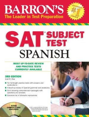 SAT Subject Test French: With 3 Audio CDs (Barron's Sat Subject Test French) Renee White