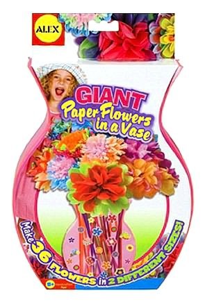Giant Paper Flowers in Vase