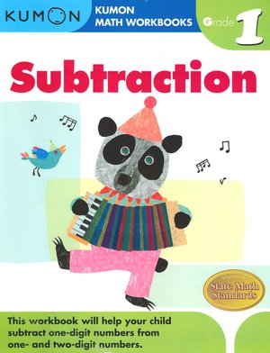 Kumon Math Workbooks: Subtraction, Grade 1