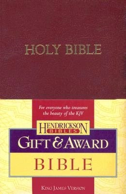 KJV Gift & Award Bible: King James Version, Burgundy Imitation Leather