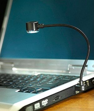 2 Led USB Laptop Light-Black