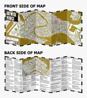 Artwise Venice Museum Map - Laminated Museum Map of Venice, Italy - Streetwise Maps / Edition 2001