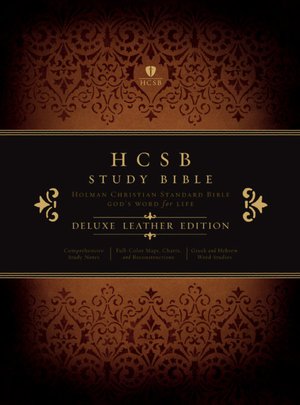HCSB Study Bible, Black Deluxe Leather