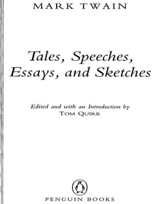 Tales, Speeches, Essays, and Sketches