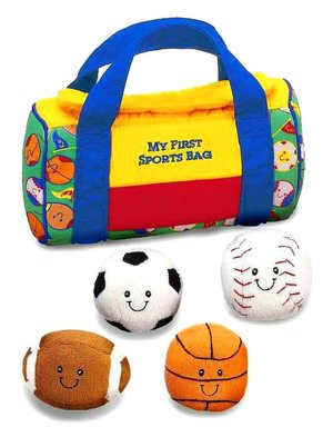 My First Sports Bag Plush Playset