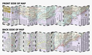 Streetwise Frence Riviera Map - Laminated Road Map of the French Riviera - Folding Pocket Size Travel Map / Edition 2005