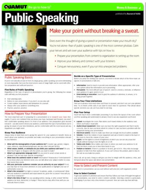 Public Speaking (Quamut)