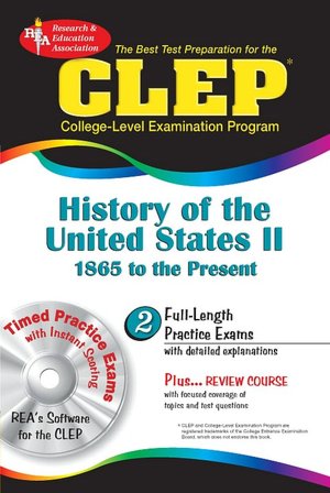 CLEP History of the United States II with CD