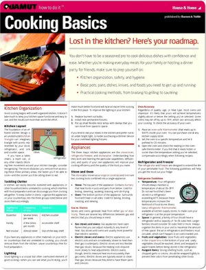 Cooking Basics (Quamut)