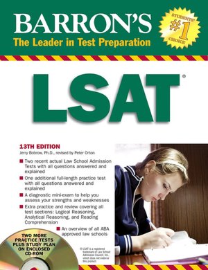 Barron's LSAT with CD-ROM.: Law School Admission Test