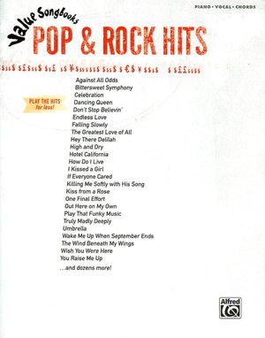 Value Songbooks: Pop & Rock Hits (Value Songbooks Series)