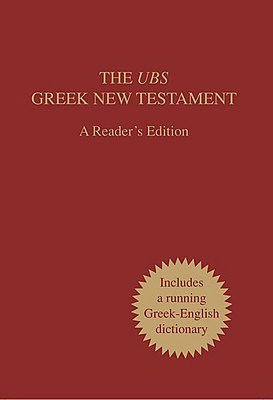 UBS Greek, New Testament, A Reader's Edition