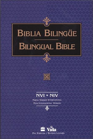 NVI/NIV Biblia Bilingue Piel Especial Rojo