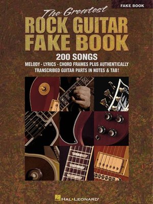 The Greatest Rock Guitar Fake Book