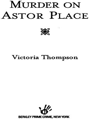 Murder on Astor Place (Gaslight Series #1)