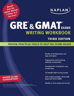 Pdf file ebook free download Kaplan GRE & GMAT Exams Writing Workbook PDF DJVU 9781419552175 by Kaplan in English
