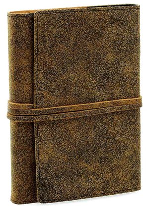 Distressed Brown Leather Journal (with Tie Fastener)