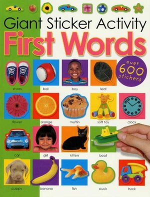 Giant Sticker Activity First Words