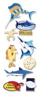 A Touch Of Jolee's A Day At The Beach Dimensional Stickers-Sealife North by Jolees: Product Image