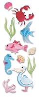 A Touch Of Jolee's A Day At The Beach Dimensional Stickers-Sealife South by Jolees: Product Image