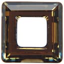 Jolee's Jewels Swarovski Elements Ring-14mm Square/Crystal Topaz 2/Pkg by Jolees: Product Image
