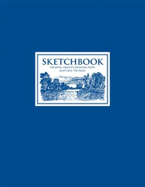 Sketchbook: Blue Large Spiral
