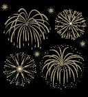 Bling Stickers-Fireworks Gold by Jolees: Product Image