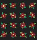Bling Stickers-Mini Poinsettias by Jolees: Product Image