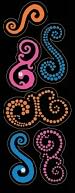 Bling Stickers-Mini Flourish by Jolees: Product Image