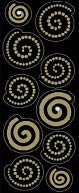 Bling Stickers-Mini Gold Swirls by Jolees: Product Image