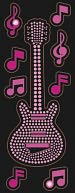 Bling Stickers-Guitar by Jolees: Product Image