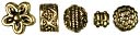 Revolution Metal Beads -Antique Gold 26/Pkg by Cousin: Product Image