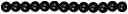Beyond Beautiful Bead Strands       -Glass/Round/Black-6mm 200/Pkg by Cousin: Product Image