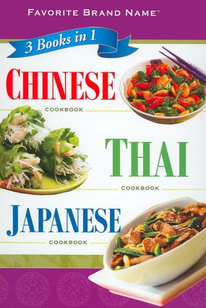 3 Books in 1 Chinese Thai Japanese Cookbook