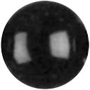 Pearl Elegance Round Beads 6mm 158/Pkg-Dark Black by Cousin: Product Image