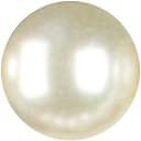 Pearl Elegance Round Beads 6mm 158/Pkg-Ecru by Cousin: Product Image