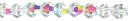 Crystazzi Crystal Beads 4mm Bicone 34/Pkg-Crystal Ab by Cousin: Product Image