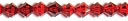 Crystazzi Crystal Beads 4mm Bicone 34/Pkg-Dark Siam by Cousin: Product Image
