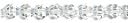 Crystazzi Crystal Beads 6mm Bicone 18/Pkg-Crystal by Cousin: Product Image