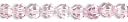 Crystazzi Crystal Beads 6mm Bicone 18/Pkg-Rosaline by Cousin: Product Image
