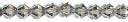Crystazzi Crystal Beads 6mm Bicone 18/Pkg-Smoke by Cousin: Product Image