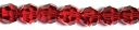 Crystazzi Crystal Beads 8mm Round 9/Pkg-Dark Siam by Cousin: Product Image