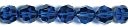 Crystazzi Crystal Beads 8mm Round 9/Pkg-Dark Sapphire by Cousin: Product Image