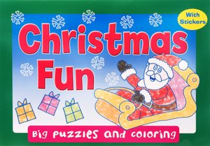 Christmas Fun (Big Puzzles and Coloring)
