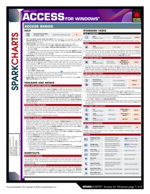 Microsoft Access (SparkCharts)
