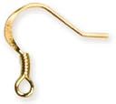 Bits & Pieces Fish Hook Earrings 120/Pkg-Gold by Cousin: Product Image