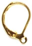 Bits & Pieces Euro Lever Earrings 10/Pkg-Gold by Cousin: Product Image